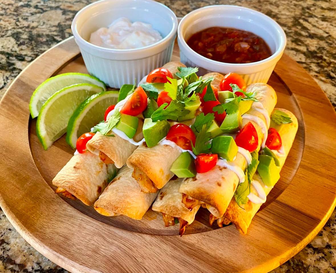 Skinny Chicken Taquitos 1
