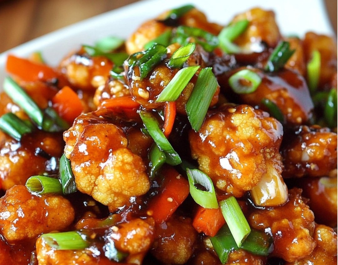 Fried Cauliflower in Garlic and Ginger Sauce 1