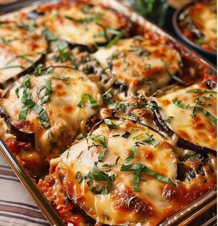 Eggplant Lasagna with Spinach and Ground Beef 1