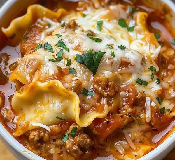High Protein Lasagna Soup 1