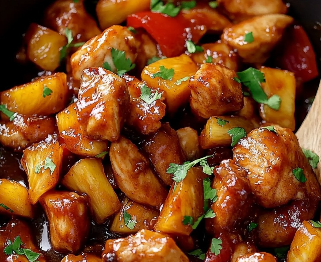 Sticky Pineapple Chicken 2