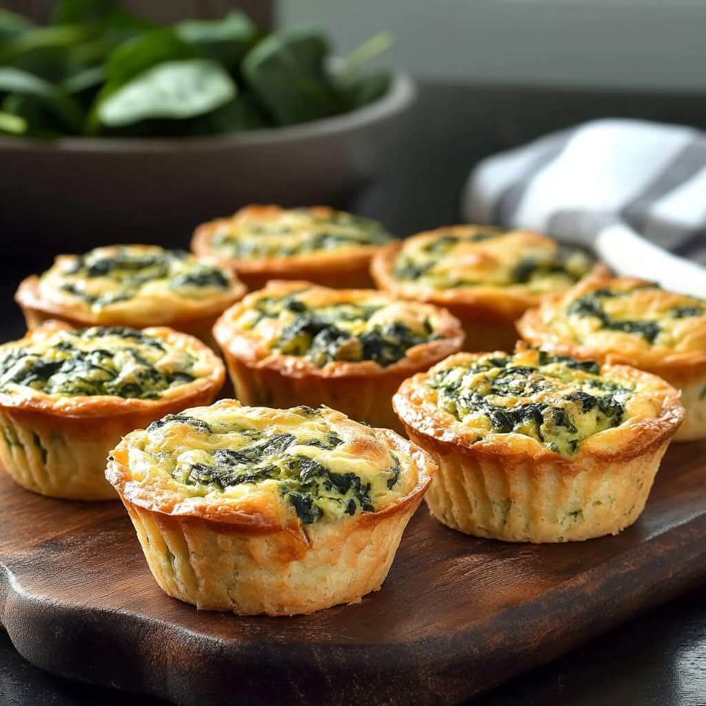 Spinach Quiche Muffins Recipe 1