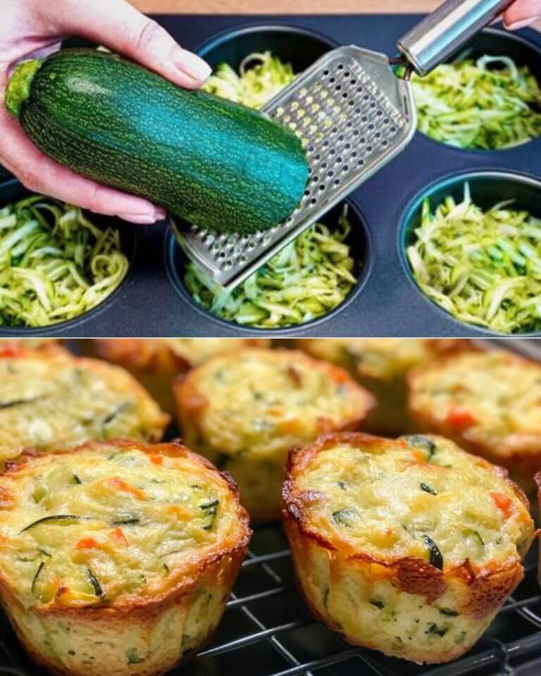 Zucchini Muffins with Greek Yogurt Sauce 1