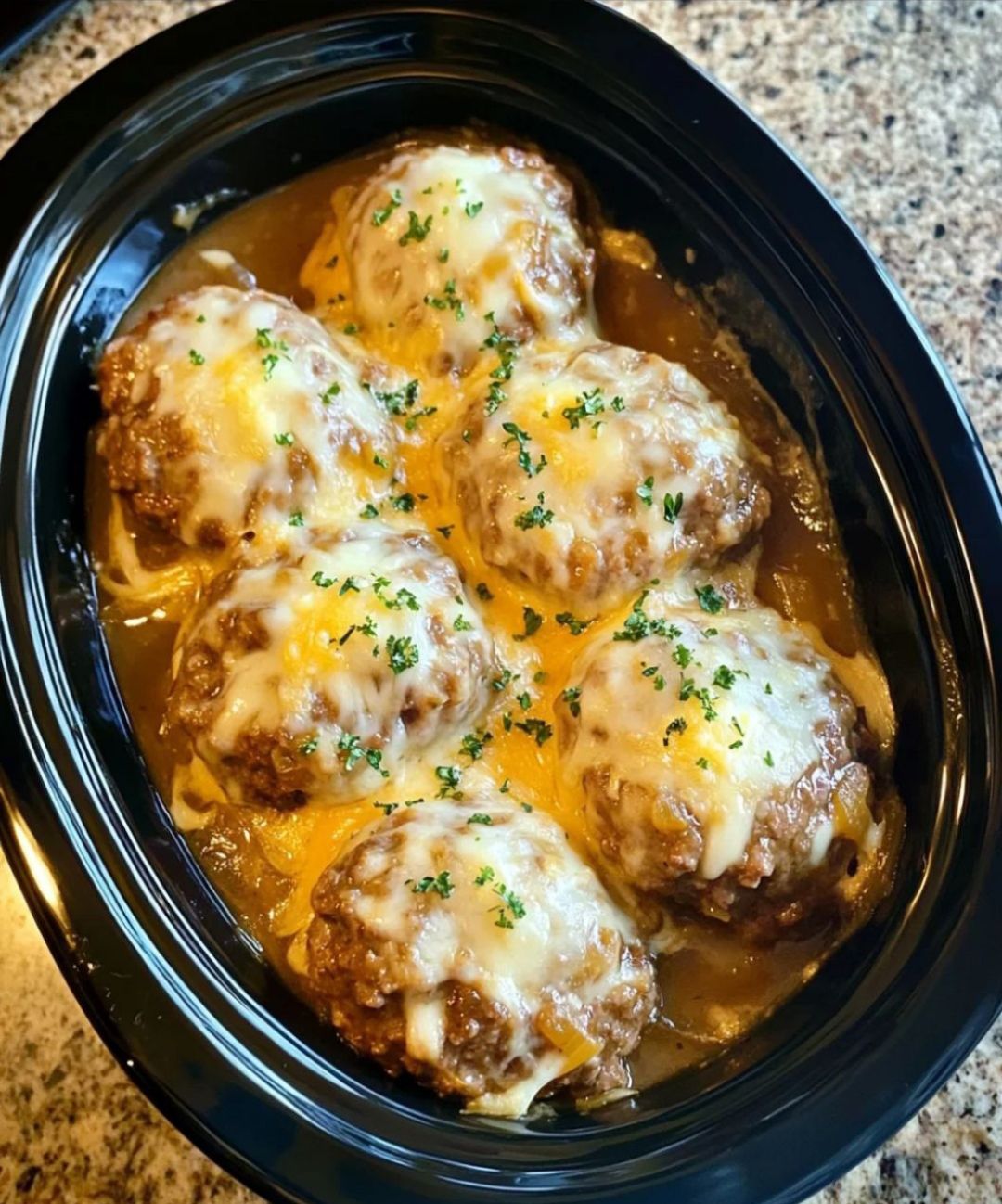 Air Fryer French Onion Beef Meatballs 1