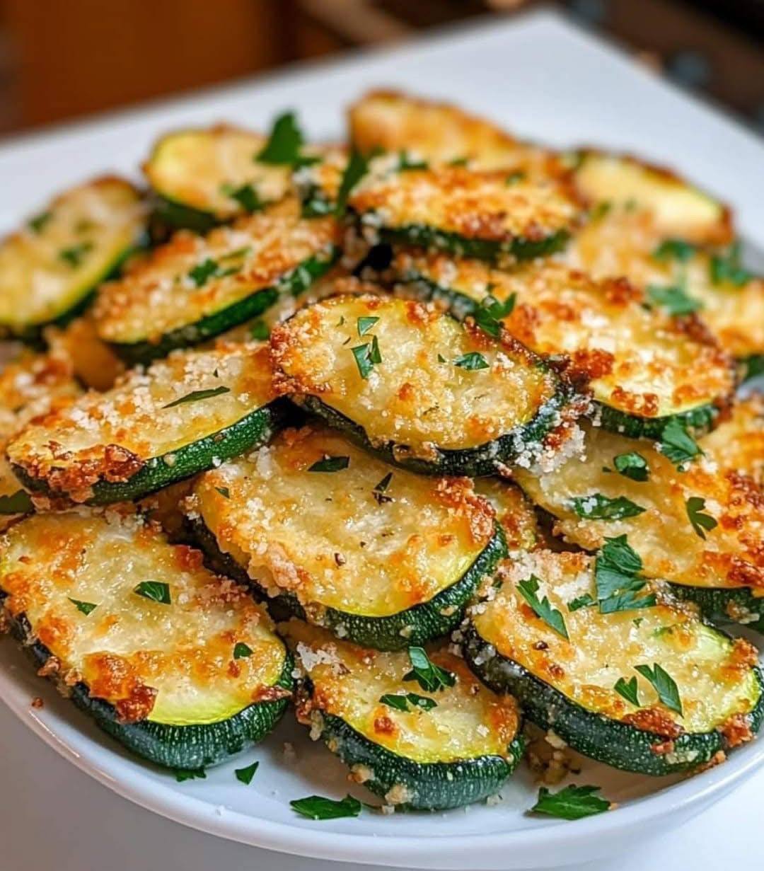 Crispy Parmesan Zucchini Rounds 1