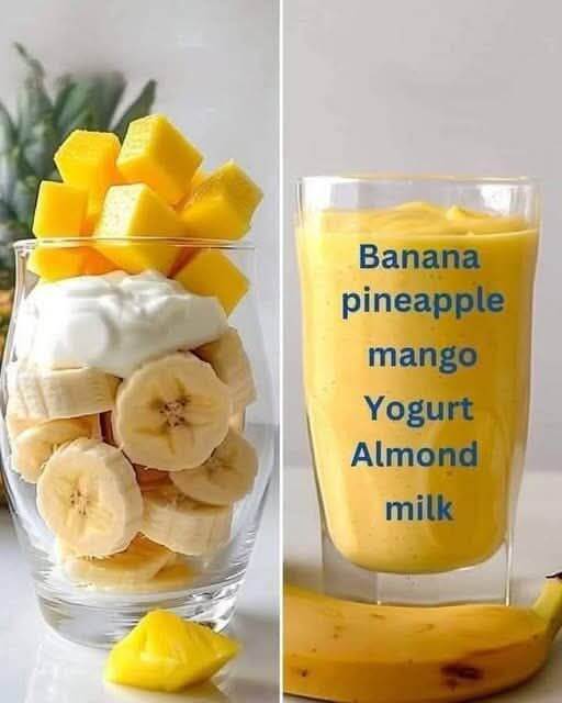 Pineapple Mango Smoothie 1