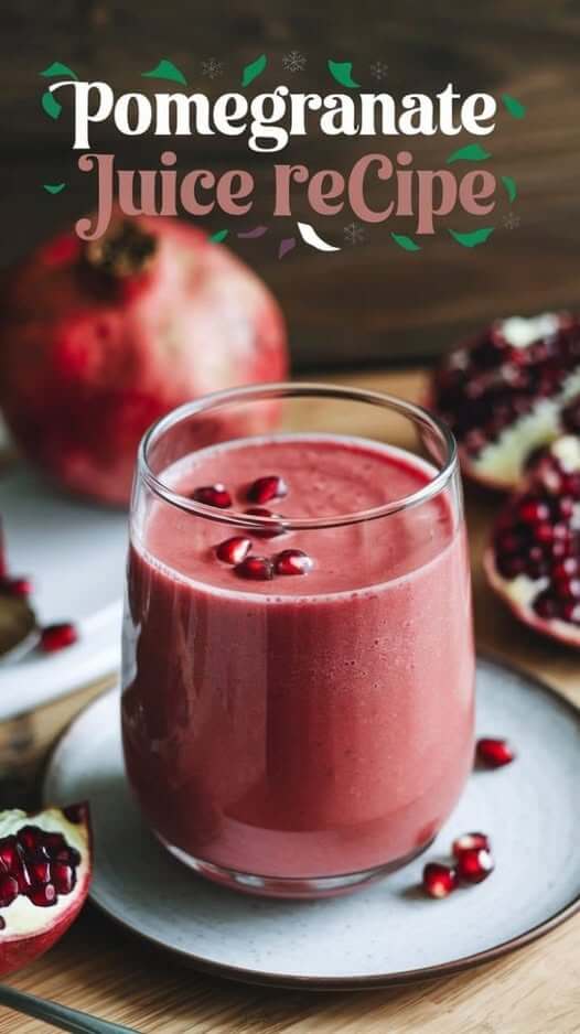 Savor this Vibrant Pomegranate Juice – Fresh, Antioxidant-Rich & Refreshing 1