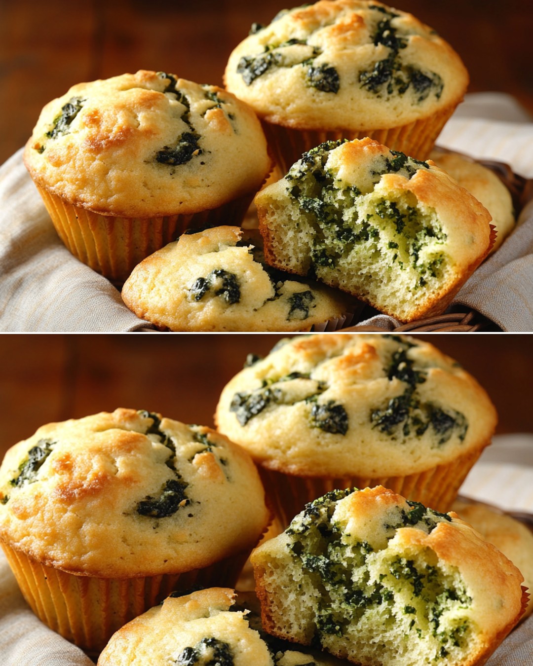 Homemade Spinach and Cheese Muffins 1