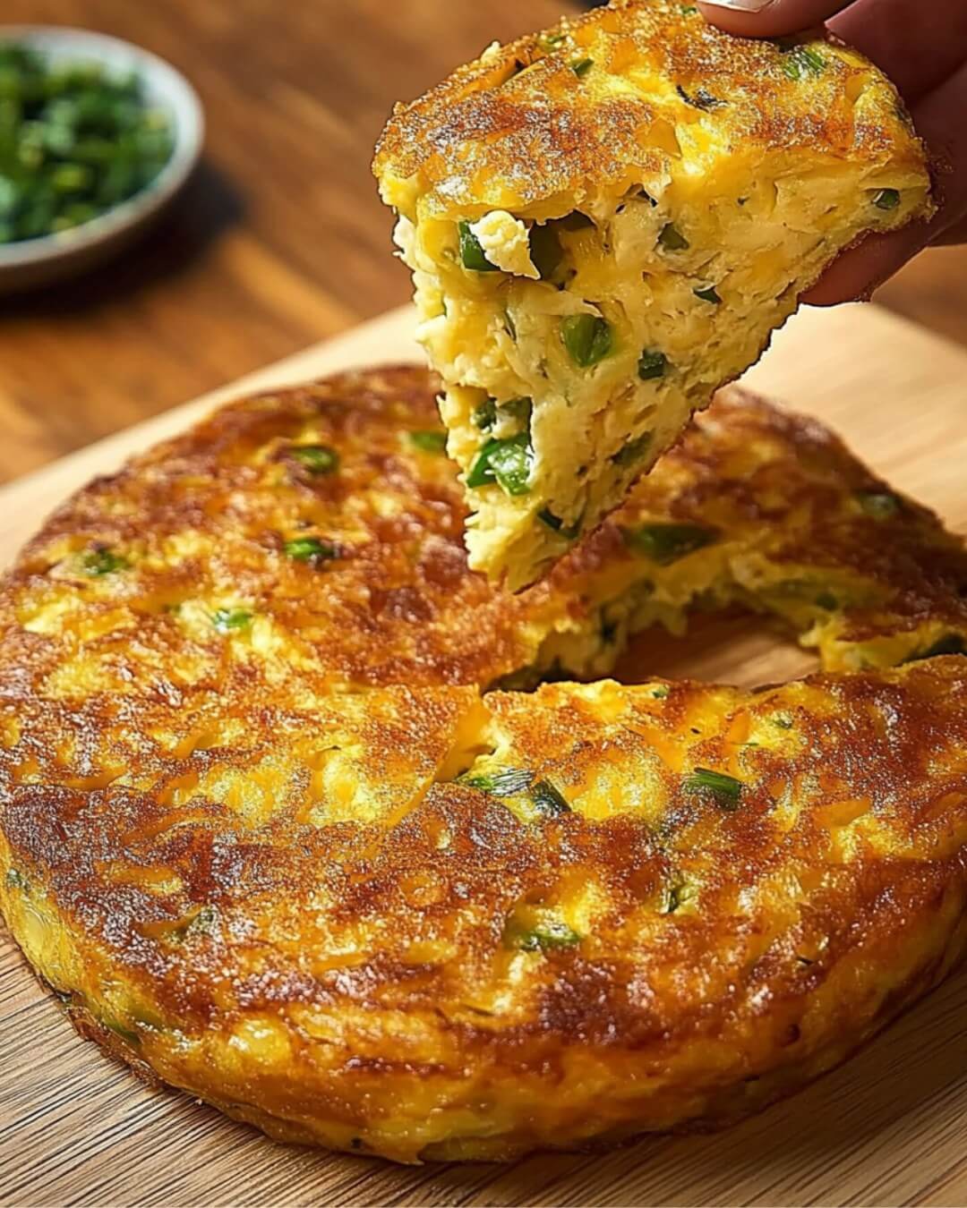 Crispy Cheesy Potato Frittata 1