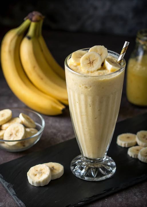 Creamy Banana Smoothie Recipe 🍌🥤 1