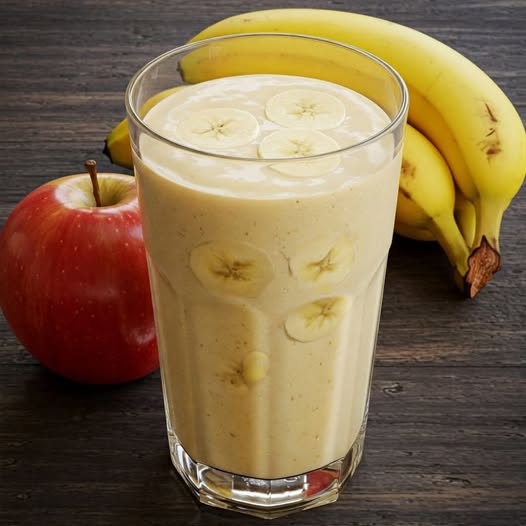Energy Juice Banana, Apple, and Oat Recipe 1