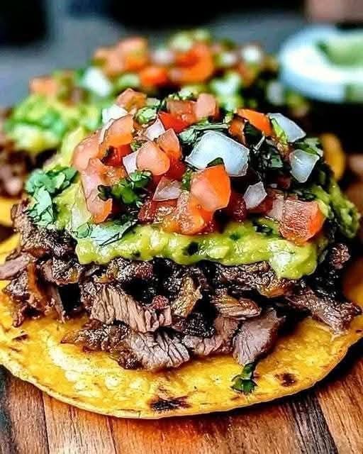 Mediterranean-Style Carne Asada Tostadas  1