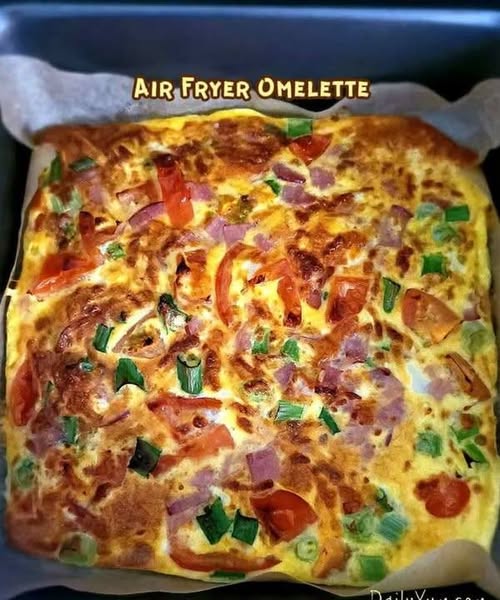 Juicy and Fluffy Air Fryer Omelette Recipe 1