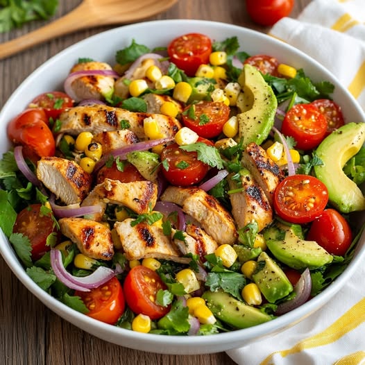 Grilled Chicken Avocado Salad 1