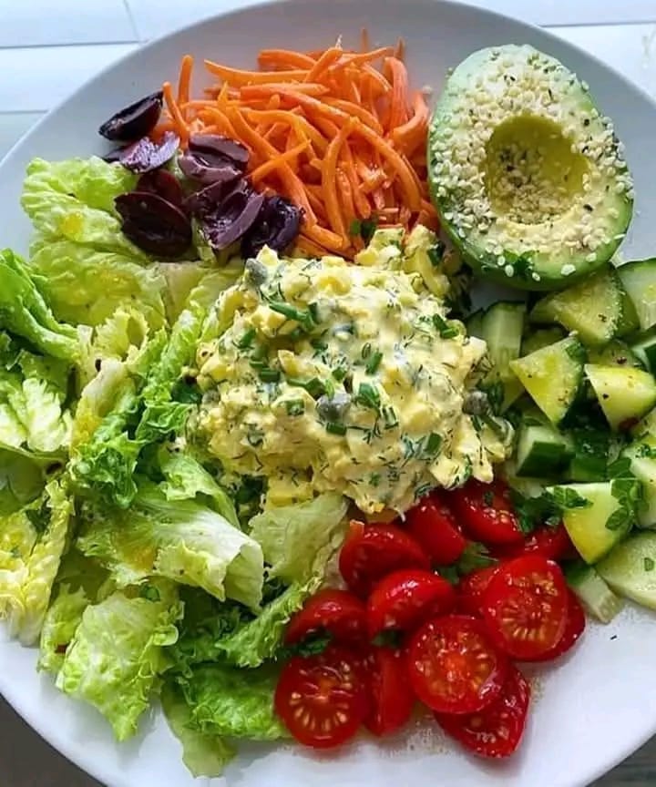Mediterranean Egg Salad Bowl 1