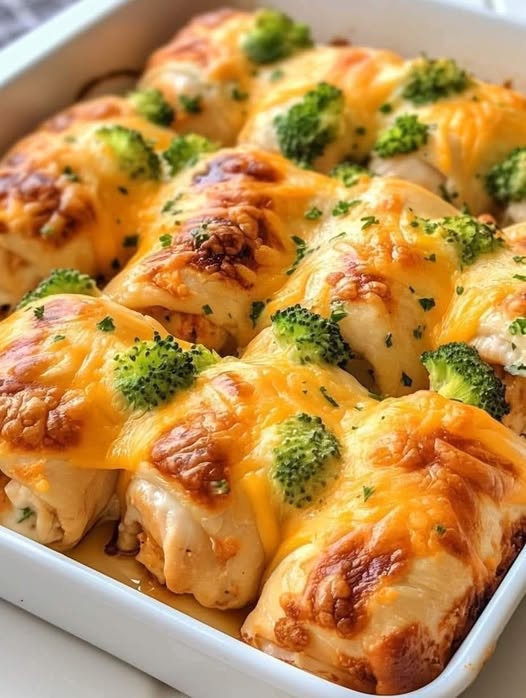 Cheesy Chicken and Broccoli Bakes Recipe 1