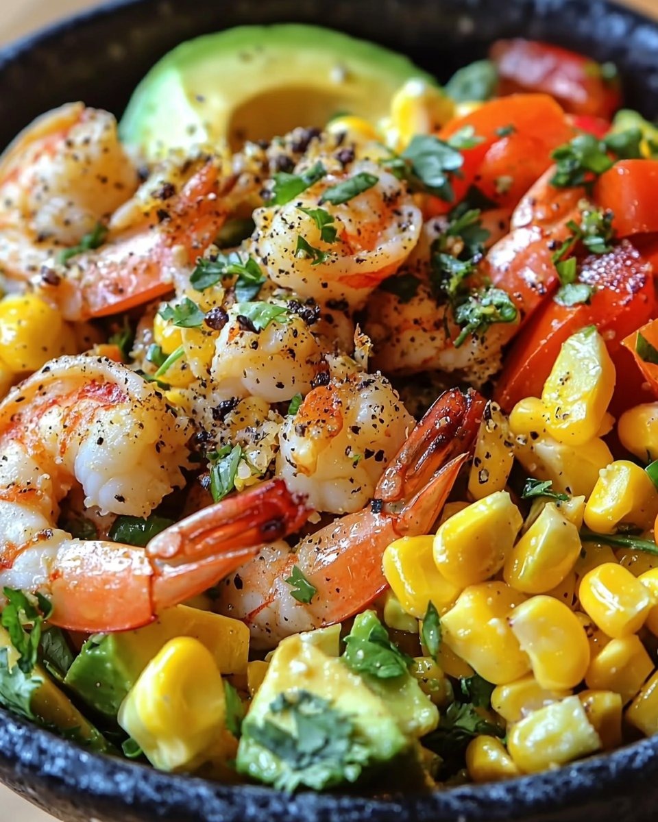 Roasted Corn and Shrimp Salad Recipe 1