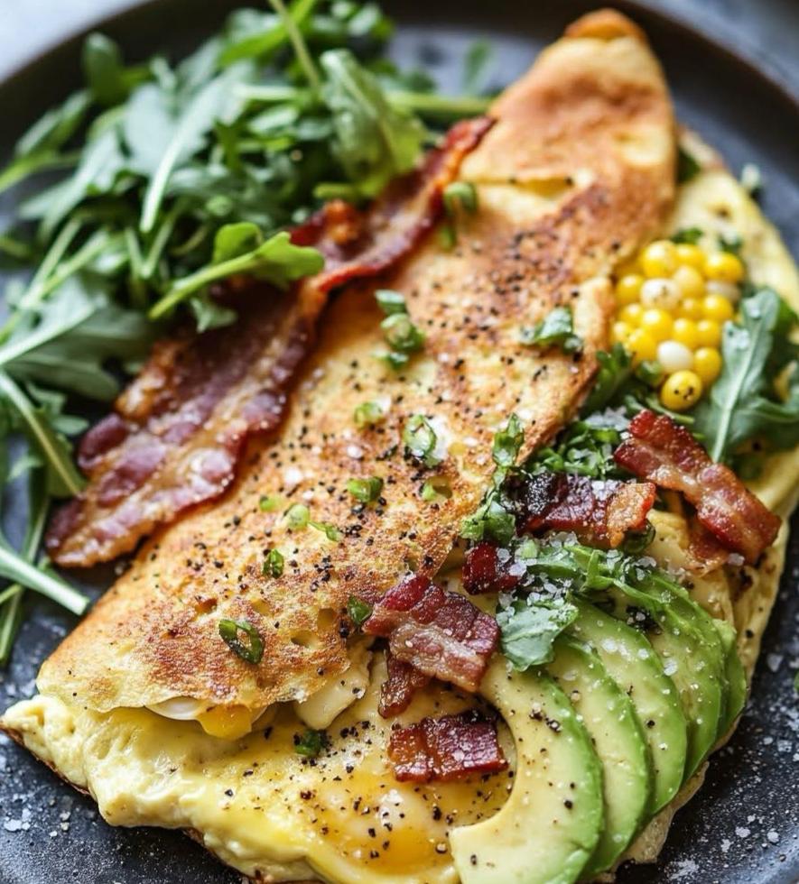 Beef Avocado Omelette Recipe 1