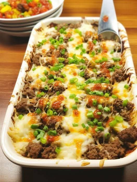 Cheesy Beef Casserole Recipe 1