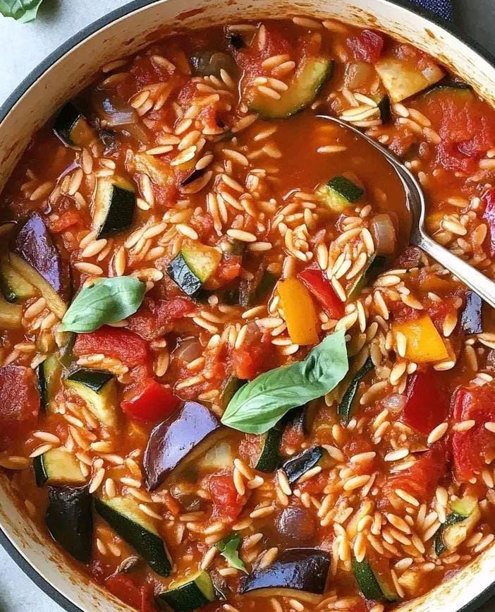 Mediterranean Orzo & Vegetable Stew 1