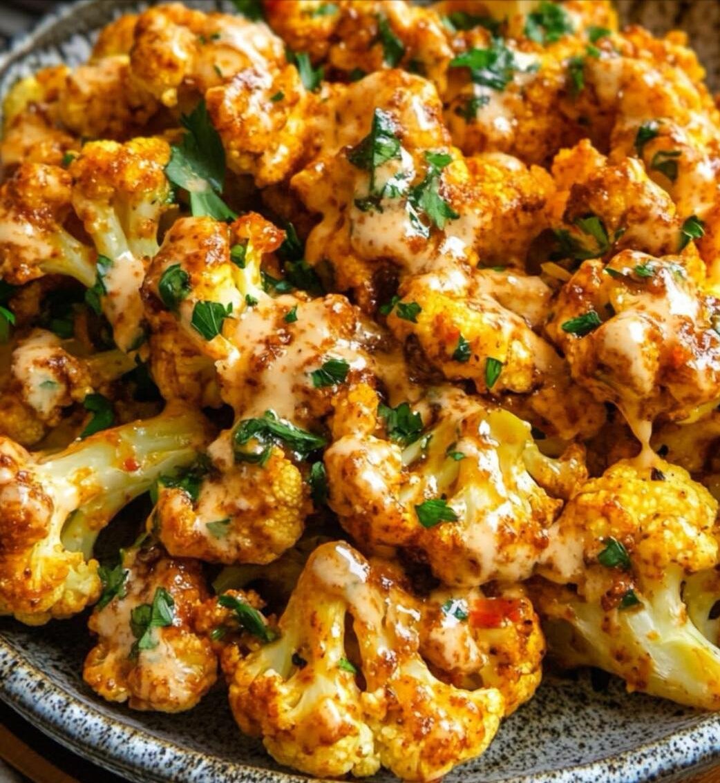 Moroccan Cauliflower with Tahini-Honey 1