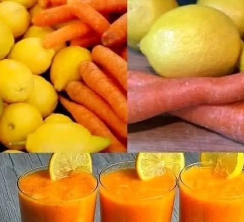 Fresh Ginger Carrot Lemon Drink 1