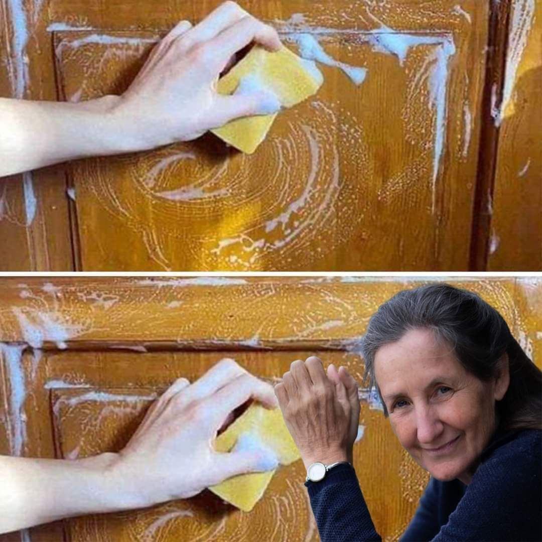 The genius tip for removing grease from kitchen cabinets 1