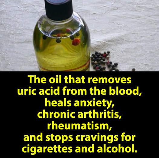 The oil renowned for eliminating uric acid from the bloodstream 1