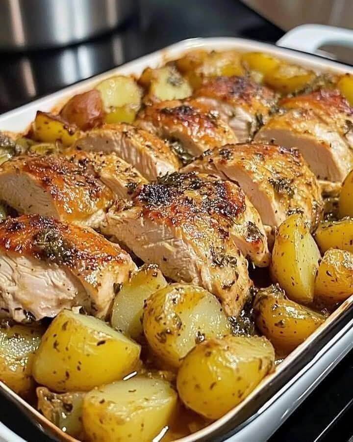 Chicken and Potato Bake 1
