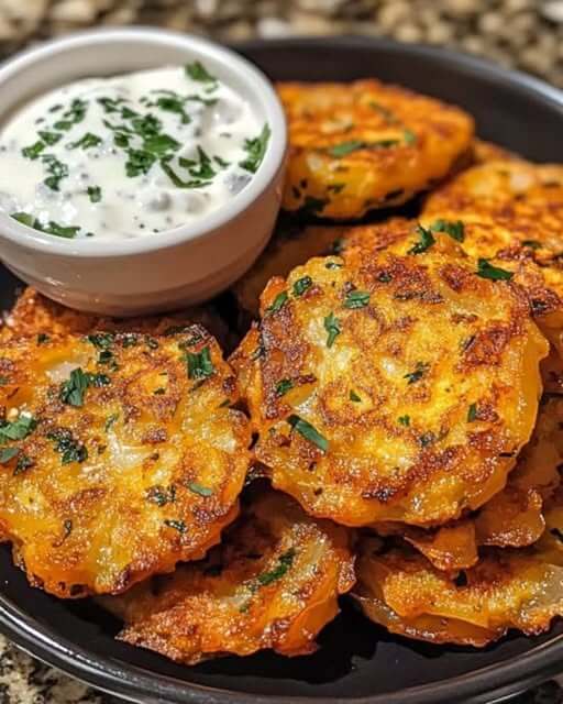 Crispy Parmesan Onion Fritters 1