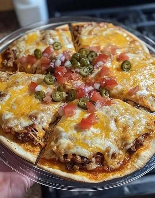Air Fryer Taco Pizza Recipe 1