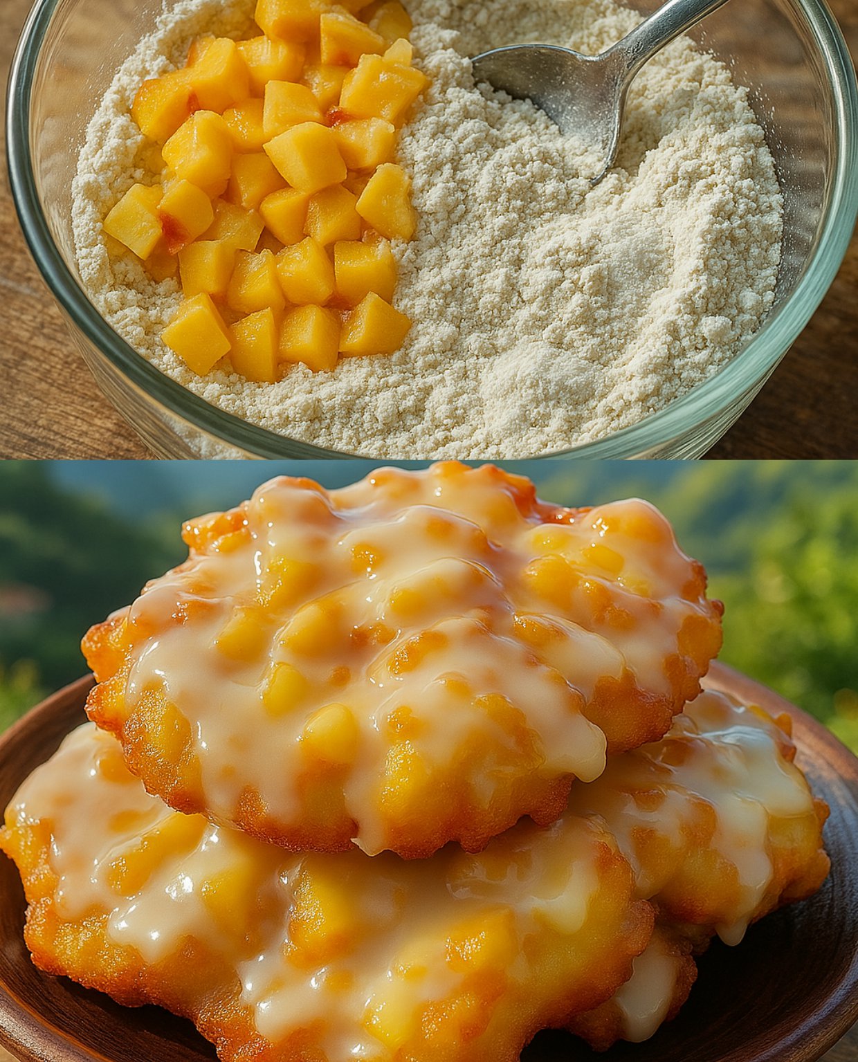 Delicious Fresh Peach Fritters 1