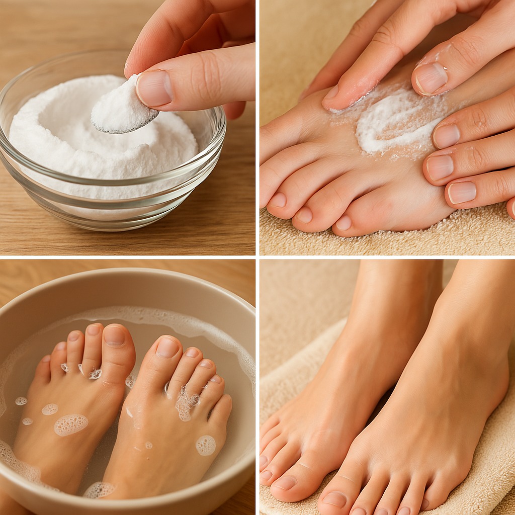 The Benefits of Rubbing Baking Soda on Your Feet 1