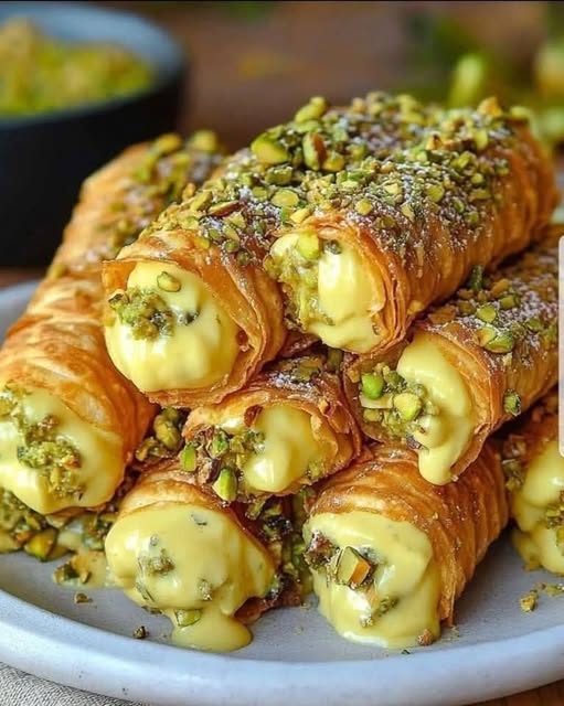 💚 Air Fryer Pistachio Cannoli (Tortilla Wraps) 1
