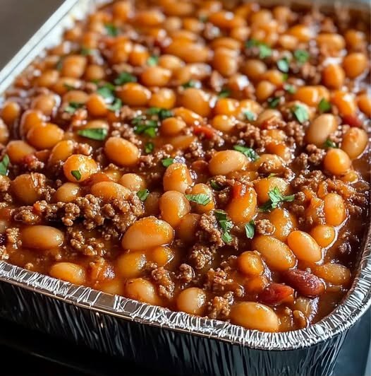 Baked Beans & Ground Beef Casserole 1