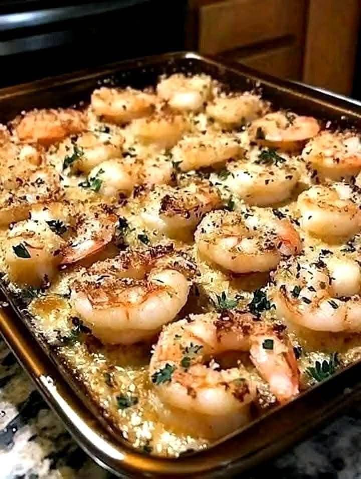 Garlic Parmesan Baked Shrimp 1