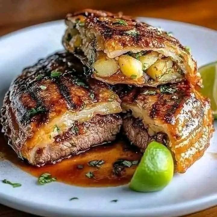 Mediterranean Grilled Steak Quesadilla with Pineapple 1