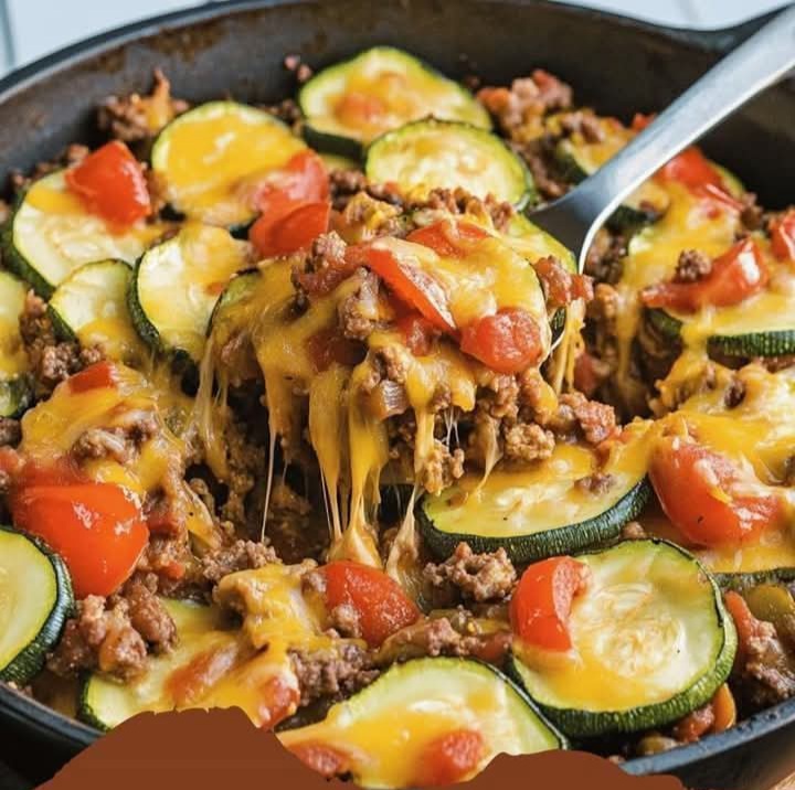 One-pan Taco Zucchini Skillet 1