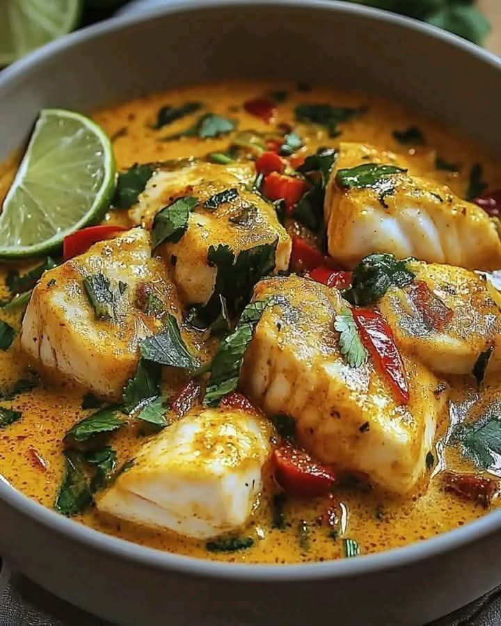 Coconut Fish Curry with Lime and Lemongrass 1