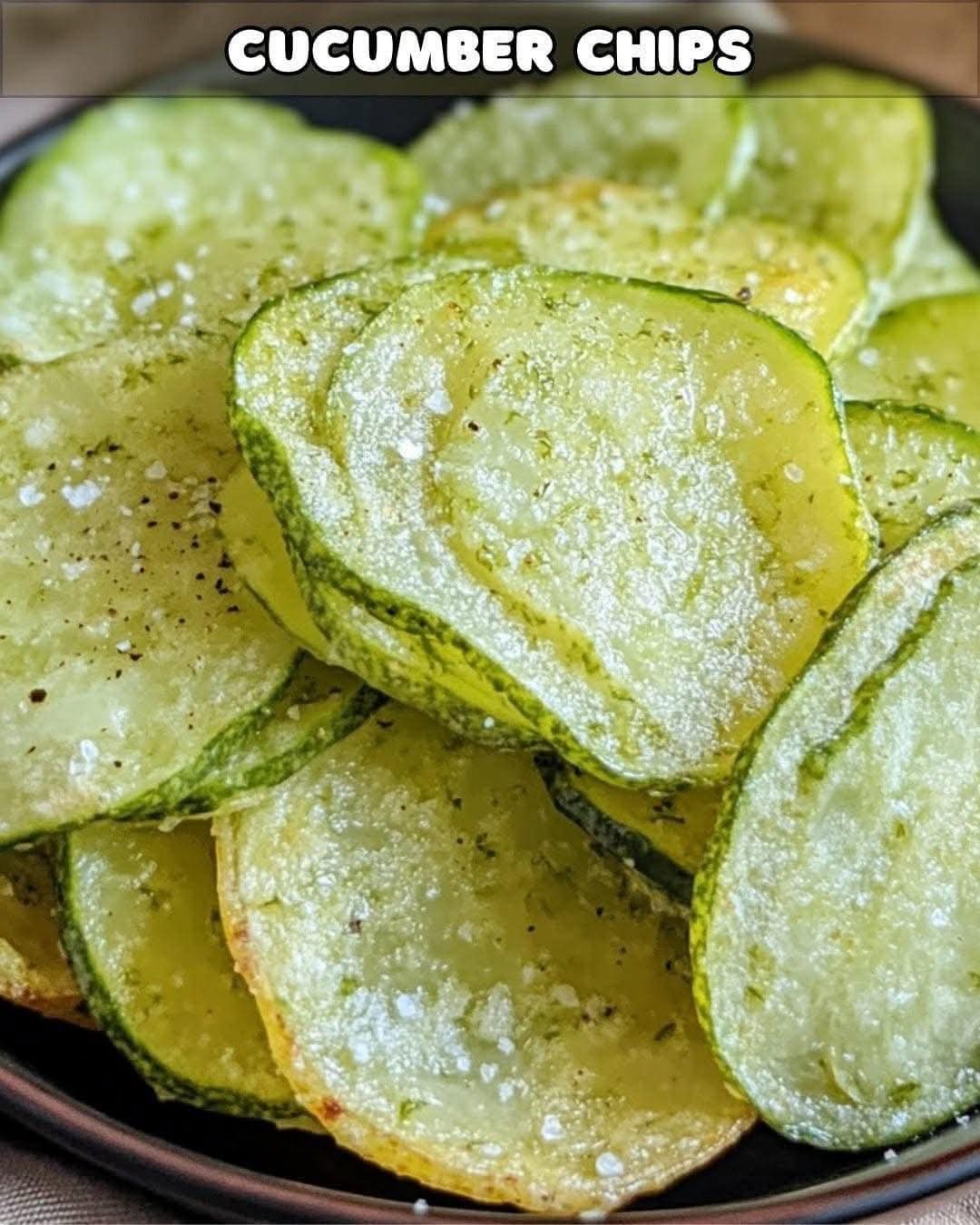 Crispy Cucumber Chips Recipe 1
