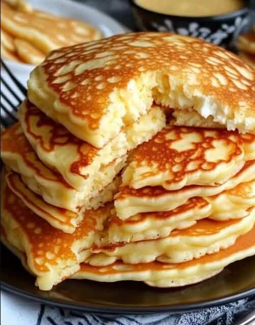 Flourless Cottage Cheese Pancakes 4