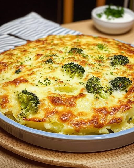 Broccoli and Potato Gratin 1