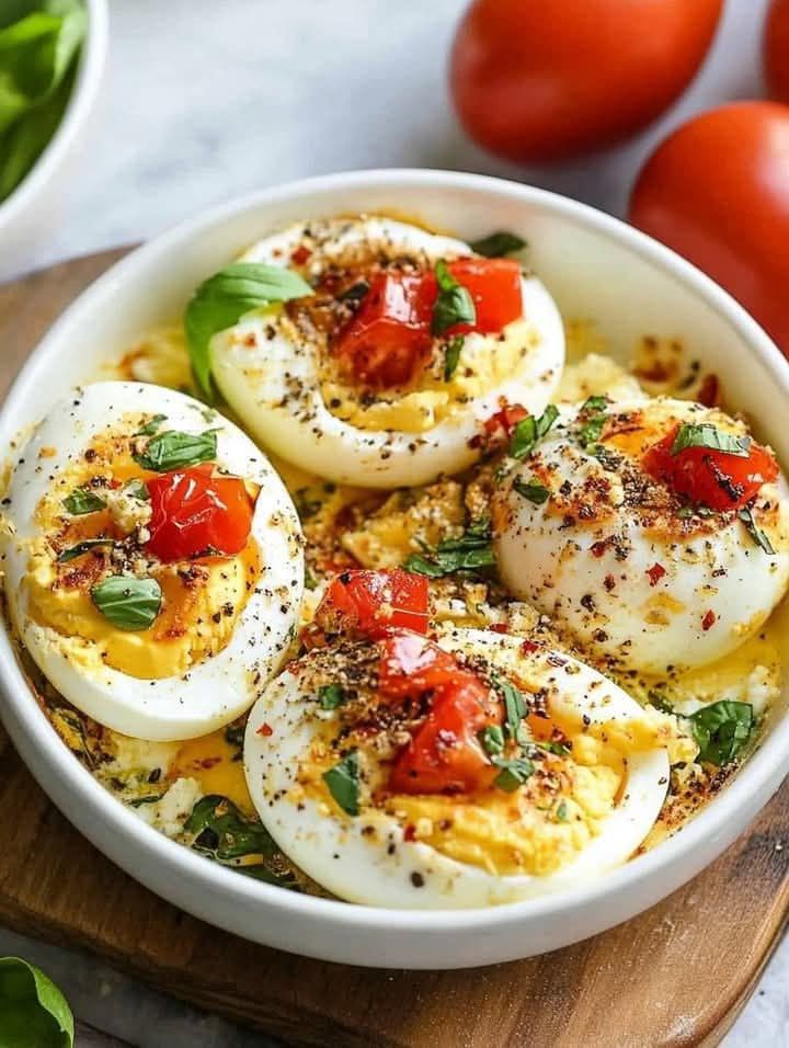 Baked Feta & Spiced Eggs Recipe 1