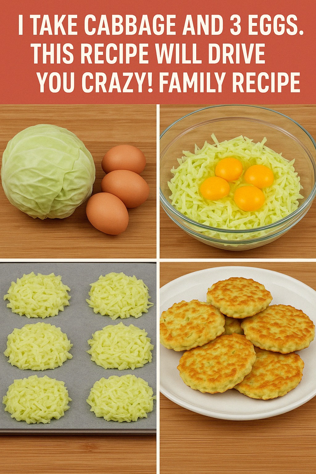 Take a Bite of these Delicious Cabbage and Egg Fritters 1