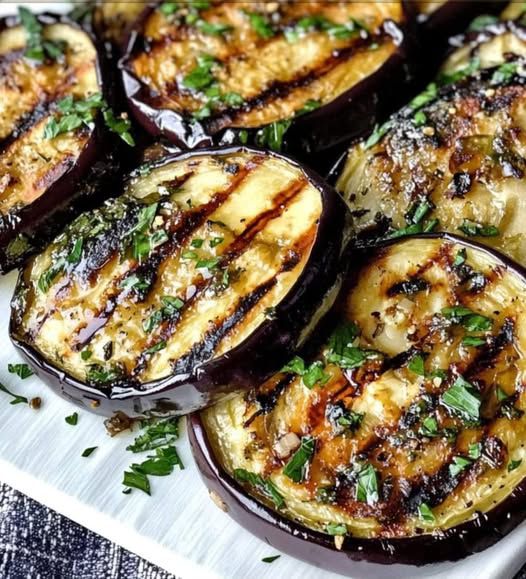 Garlic & Herb Grilled Eggplant 1