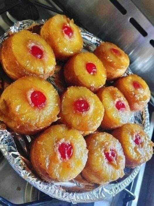 Pineapple Upside-Down Cupcakes 1