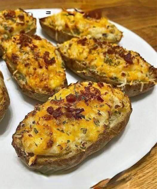 Air Fryer Twice Baked Potatoes 1