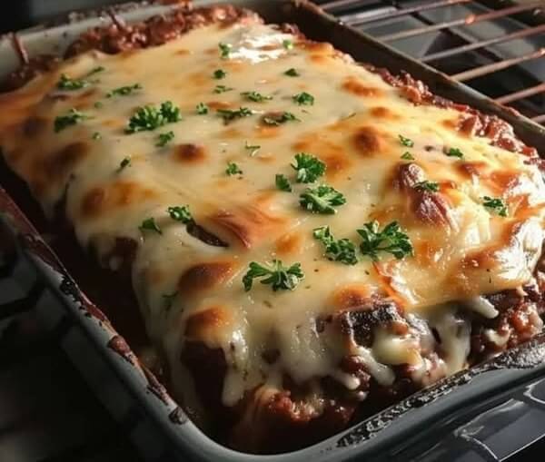 Warm up for beef and cheese casserole 6