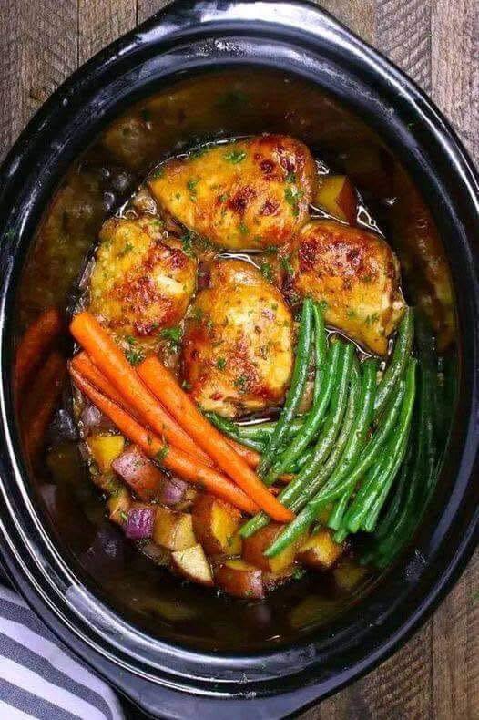 Crockpot Honey Garlic Chicken 3