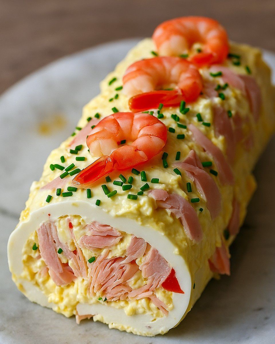 Salty Log with Sea Flavors: Crab, Smoked Salmon & Gambas 1